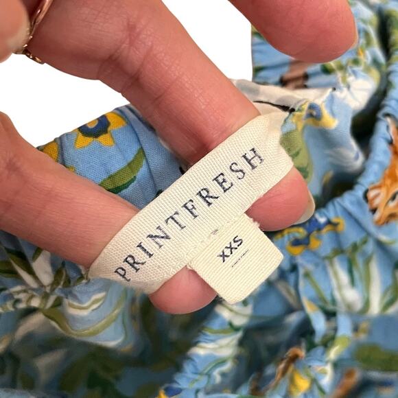 Printfresh Blue and Green Animal Print Pajama Pants - Picture 5 of 8